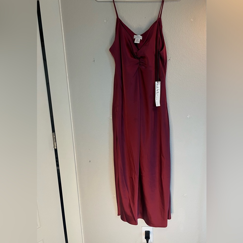 Nicole Miller Satin dress new with tags
